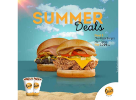 The Sauce Burger Cafe Summer Deal 5 For Rs.1099/- +Tax